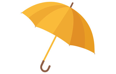 Umbrella illustration, Flat design, Vector, Umbrella Icon on Transparent Background
