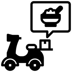 PORRIDGE,delivery,motorcycle,work,food,working.svg