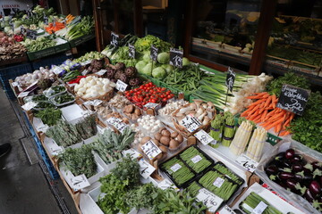 vegetables at market
