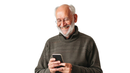 Man is using smart phone