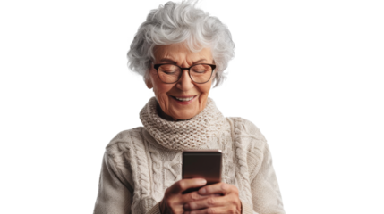 Woman is using smart phone