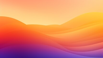 Explore a sunrise gradient background ablaze with vitality, where golden yellows transition into soothing violets, providing a captivating backdrop for graphic resources. - obrazy, fototapety, plakaty