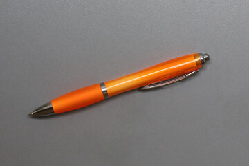 orange ball pen