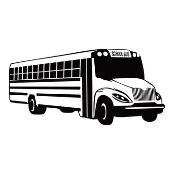 recommend clip art: school bus silhouette design. education sign and symbol.