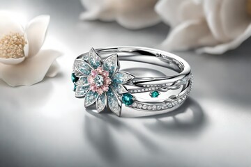 modern wedding ceremony ring