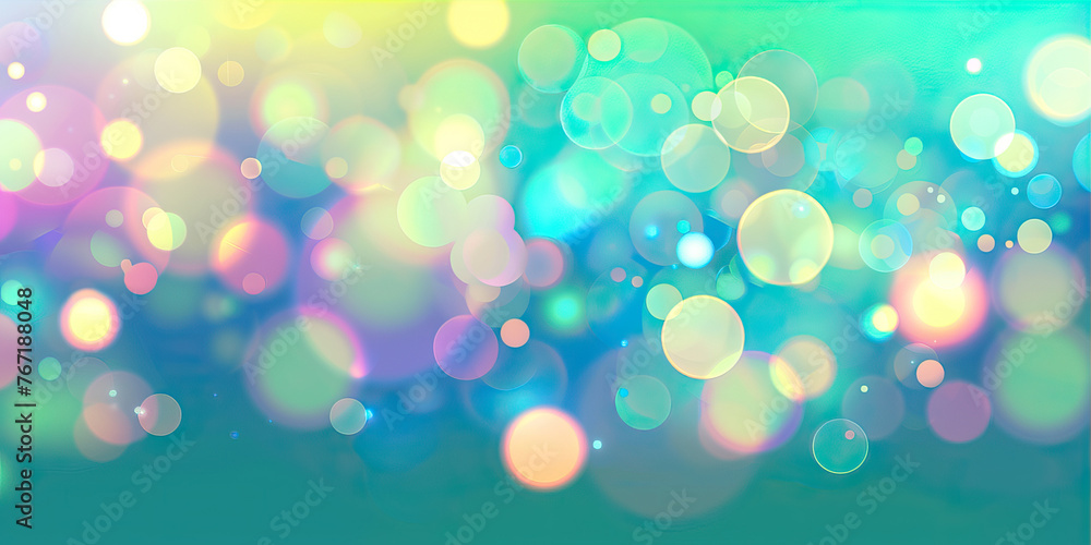 Wall mural Abstract background with gradient and bokeh effect
