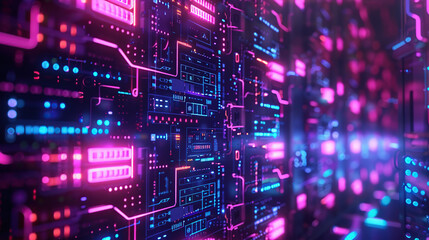 A 2D rendering that creatively illustrates the concept of cloud computing