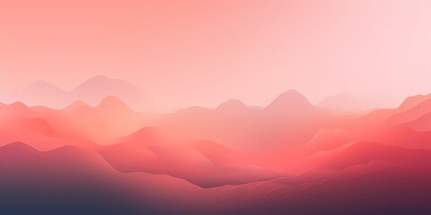 An enchanting gradient background, blending from soft peach to deep crimson, casting a mesmerizing glow that invites exploration and creativity in graphic design. - obrazy, fototapety, plakaty