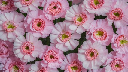 Pretty pink carnations create a charming floral background