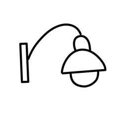 Outline Lamp Icon