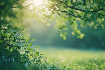 Fototapeta premium Serene nature scene. 