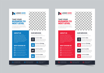 Modern Fresh Business Flyer Template | A4 | Print Ready