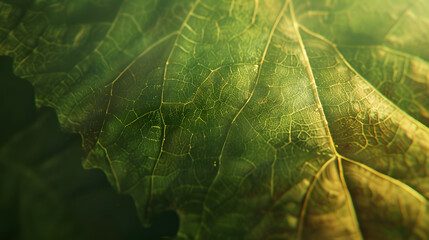 closeup of an leaf texture - obrazy, fototapety, plakaty