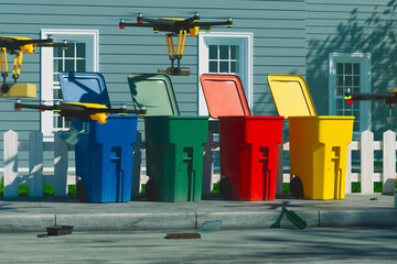 Autonomous Drone Innovating Urban Waste Management by Collecting Garbage