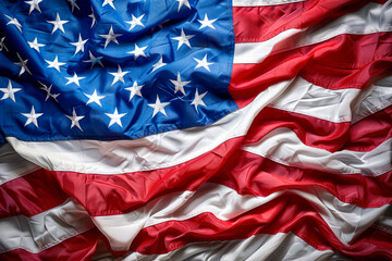 waving united states flag background