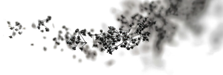 Abstract Twist Flying Blurry Swirl