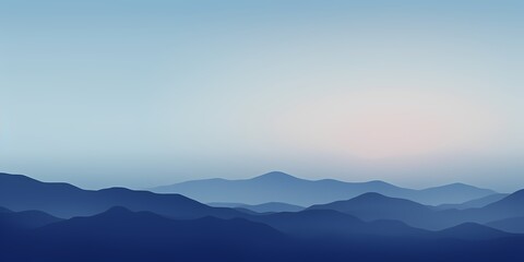 A tranquil dusk gradient background, fading from soft pastel blues to deep midnight navy, creating a sense of calm and introspection.