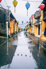Rainy day in the Old Town of Hoi An