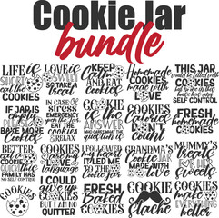 Obraz premium Cookie Jar Vector Bundle