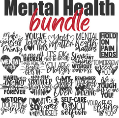 Mental Health Awareness Vector Bundle