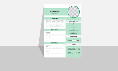 Creative Resume Layout