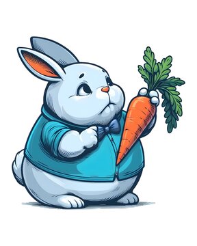 rabbit with carrot
