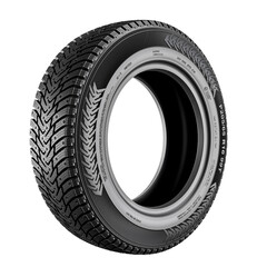 New car tire isolated on white background - 767219215