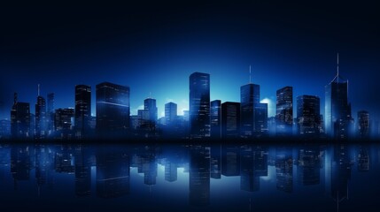 Fototapeta premium Modern enterprises banner office buildings cutting edge technology for innovative businesses