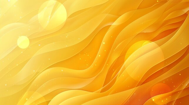Yellow gradient background with line and circle shape.