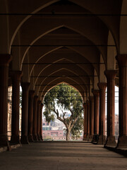 Fototapeta premium Archway at Lahore Fort, Pakistan.