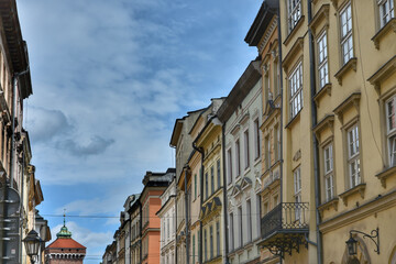 Fototapeta na wymiar Scenic view of Krakow old town, Poland