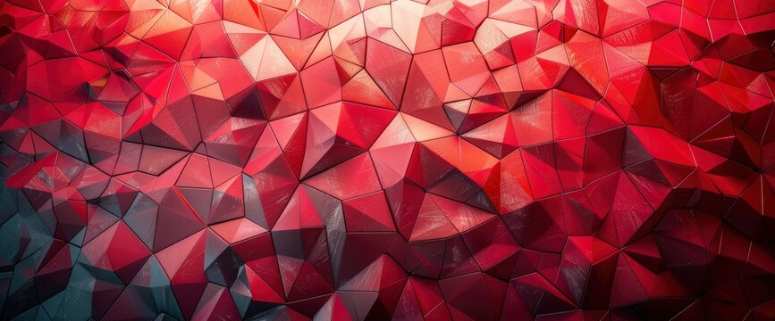 Paprika Red Geometric Background, Backgrounds Stock Photos, llustration