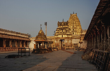 Virupaksha Temple is a Hindu temple dedicated to Shiva. Hampi. India
