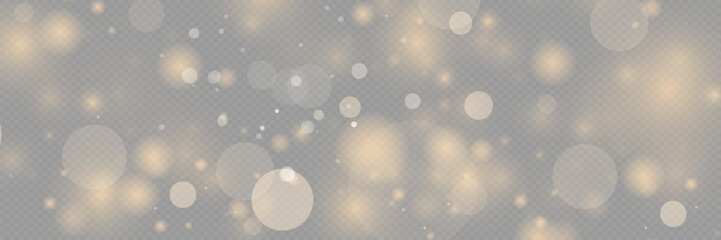 
Light bokeh abstract background of Christmas lights bright blur of lights. On a transparent background. - obrazy, fototapety, plakaty