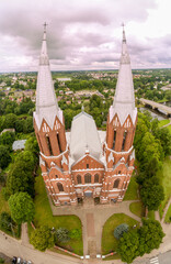 Church of Apostle Evangelist St. Matthew in Anyksciai City, Lithuania.