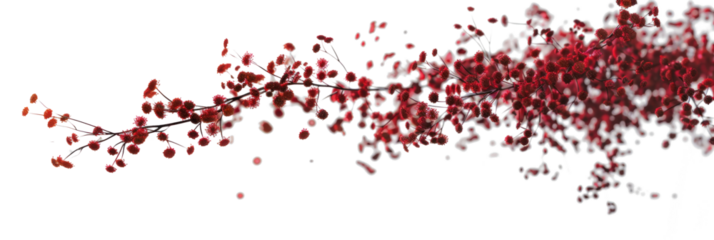 Abstract Twist Flying Blurry Decor