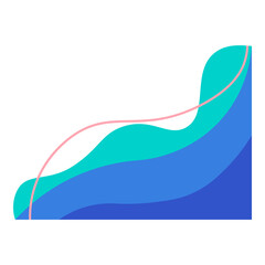 illustration of a wave