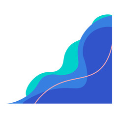 abstract background curved