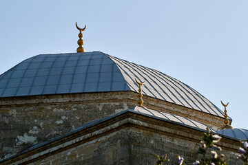 Fragment of the roof of the medieval mosque