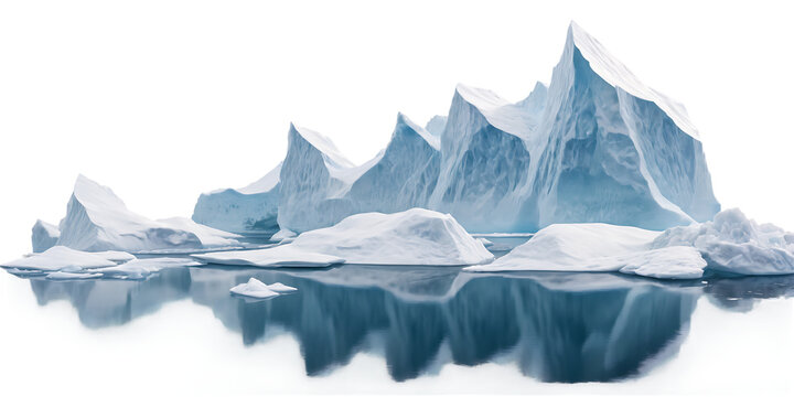 A serene landscape of floating Transparent Background Images 