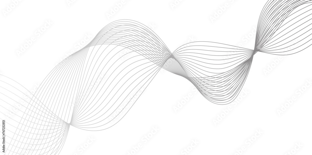 Poster abstract wave element for design. stylized line art background. vector illustration. business lines 