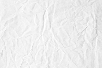 White paper texture natural crumpled surface