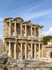 The Library of Celsus, Ephesus, Turkey , Ruins of ancient site Efes in Izmir, Turkey. Unesco...