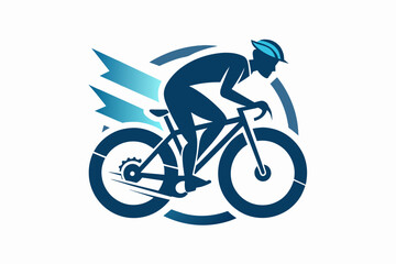 A sleek and modern bicycle repair shop logo vector illustration