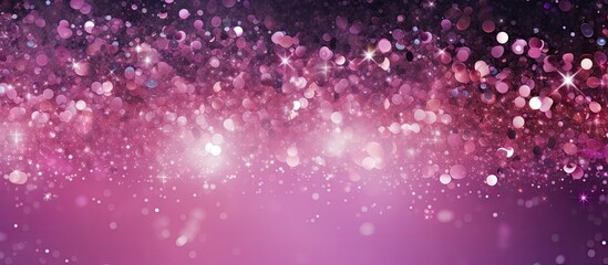 Obraz premium Purple and Pink Glitter Background with Blurry Effect