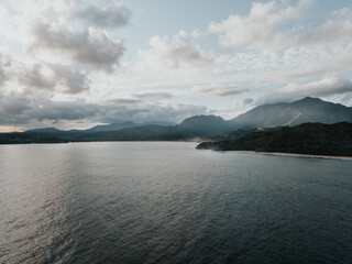 Hawaii Mountain coastline