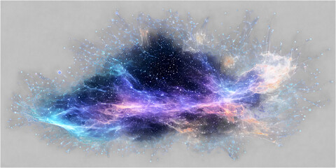 A digital nebula Transparent Background Images 