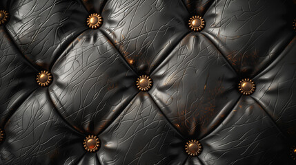 Fototapeta premium Dark leather with patches