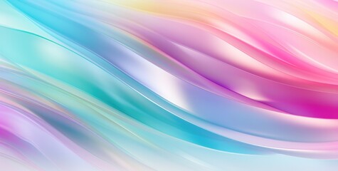 Abstract background with ethereal flow of colors, the image is ideal for text overlay with its smooth gradients and ample negative space.