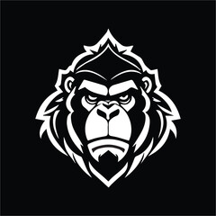  Gorilla silhouette logo